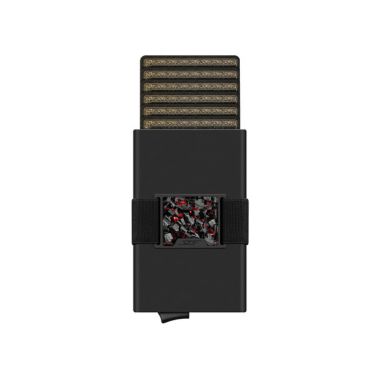 Carbon fiber pop up wallet