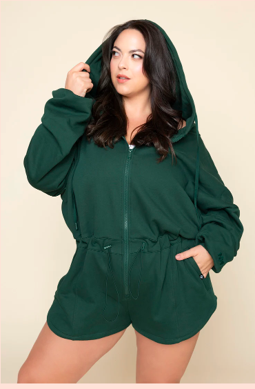 Cloud Romper - Game Time Green