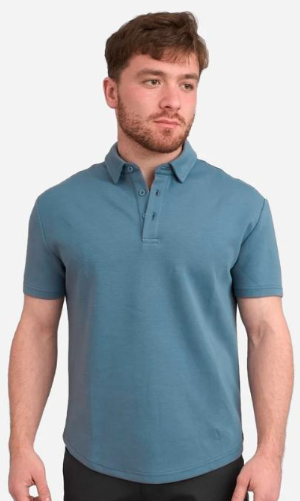 Flex Polo Steel Blue