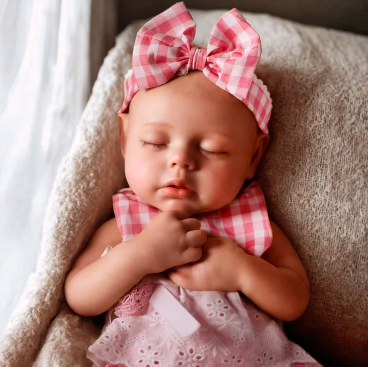 Lucy 12”/16'' Realistic Silicone Sleeping Baby Little Infant Girl Physical and Mental Accompaniment