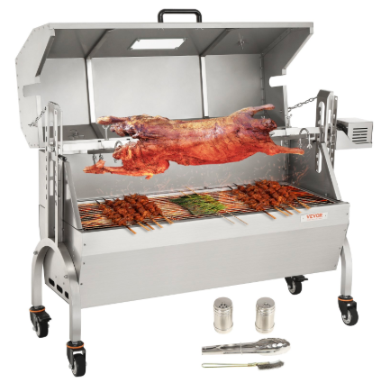 Roaster Spit Rotisserie BBQ Grill