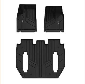 3W Tesla Model X 6 Seat 2021-2024 Custom Floor Mats